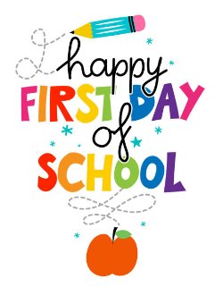First Day of School